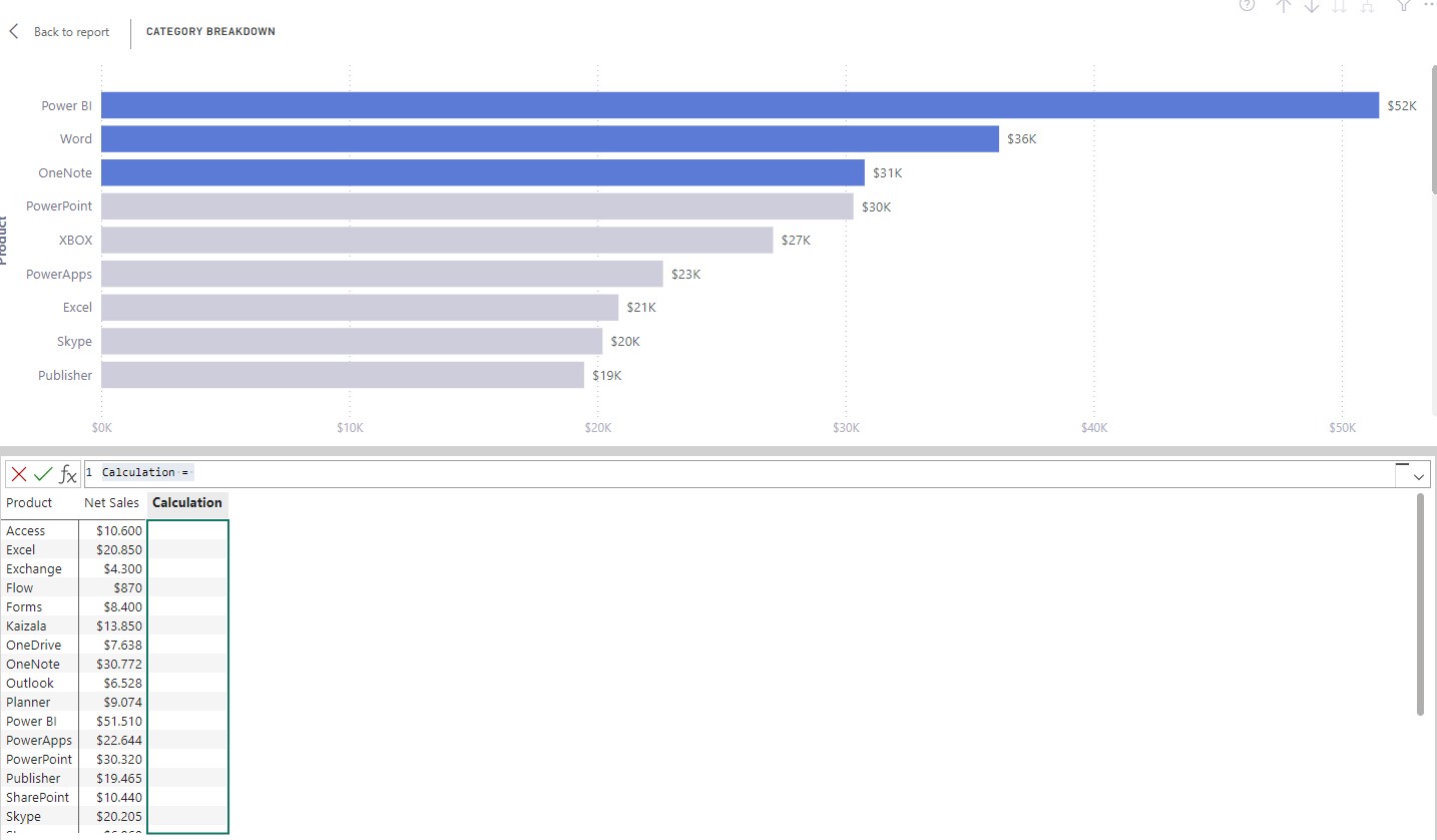 visual calculations 3